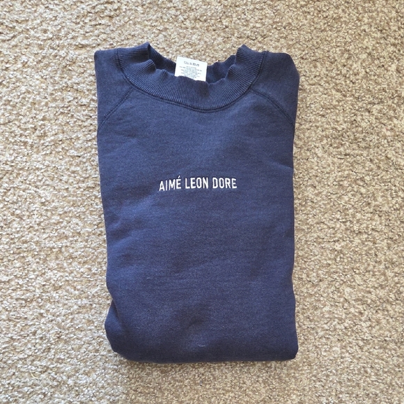 Aimé Leon Dore Navy Sweatshirt - Large